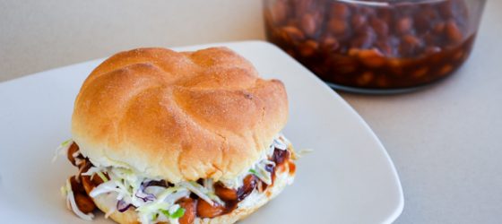 Meatless Monday – BBQ Bean & Coleslaw Sandwiches