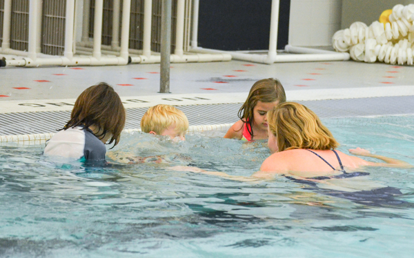 Preschooler swim skills