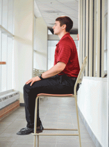 8 Study Break Stretches - Seated Spinal Twist