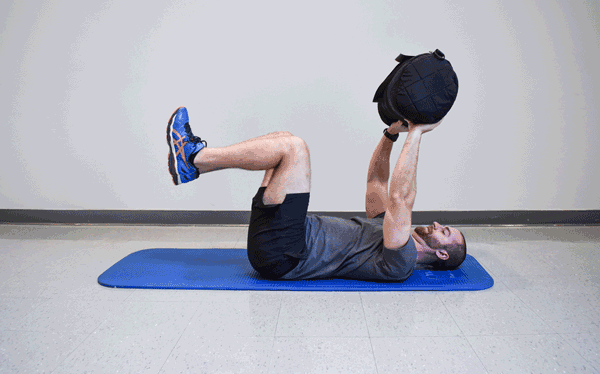 Travel Workout Advanced - Weighted Dead Bug
